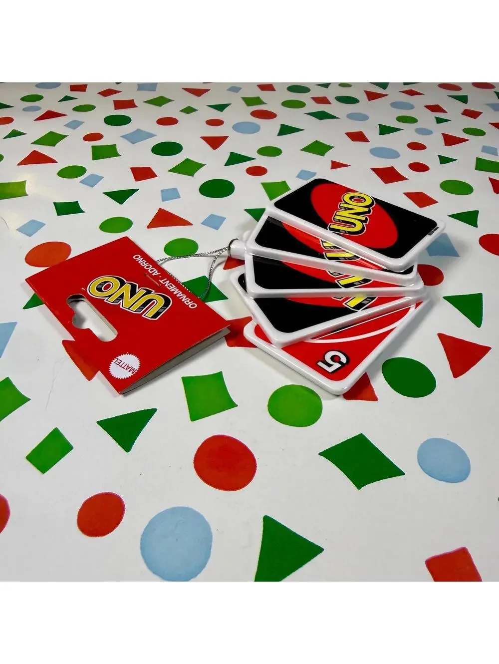 Uno! Card Game Ornament - Ruz - New with Tags